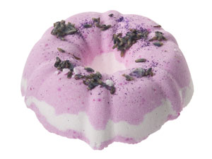 Lavender Pomegranates Bath Bomb Cakes